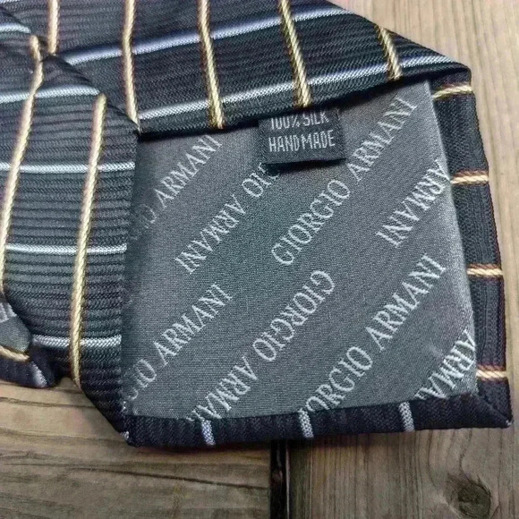 Vintage giorgio Armani silk tie - Picture 5 of 8
